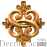 Різьблена декоративна накладка No9